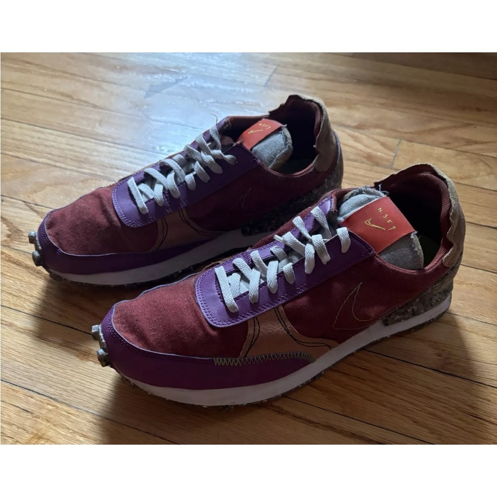 Stylish Purple and Brown Men's Sneakers size 8